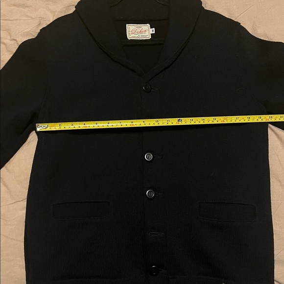 Dehen 1920 Black Men's Cardigan Sweater - Picture 6 of 6